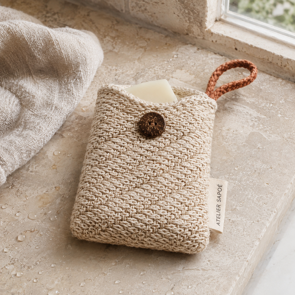LoopLoom Dual-Sided Soap Pouch