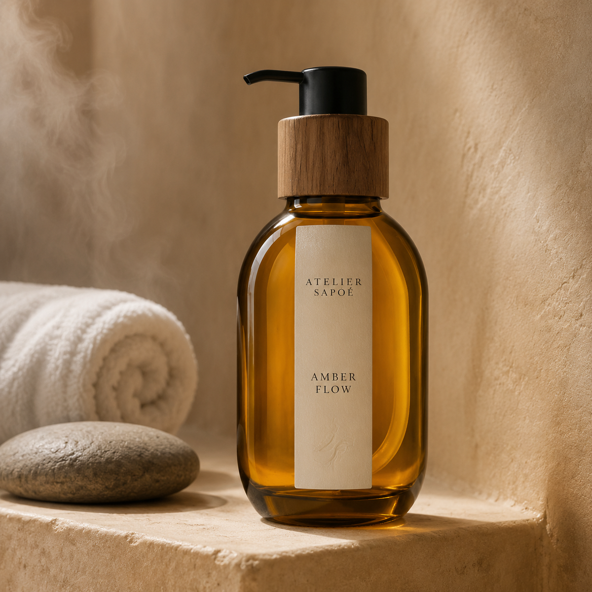 Botanical massage oil ritual