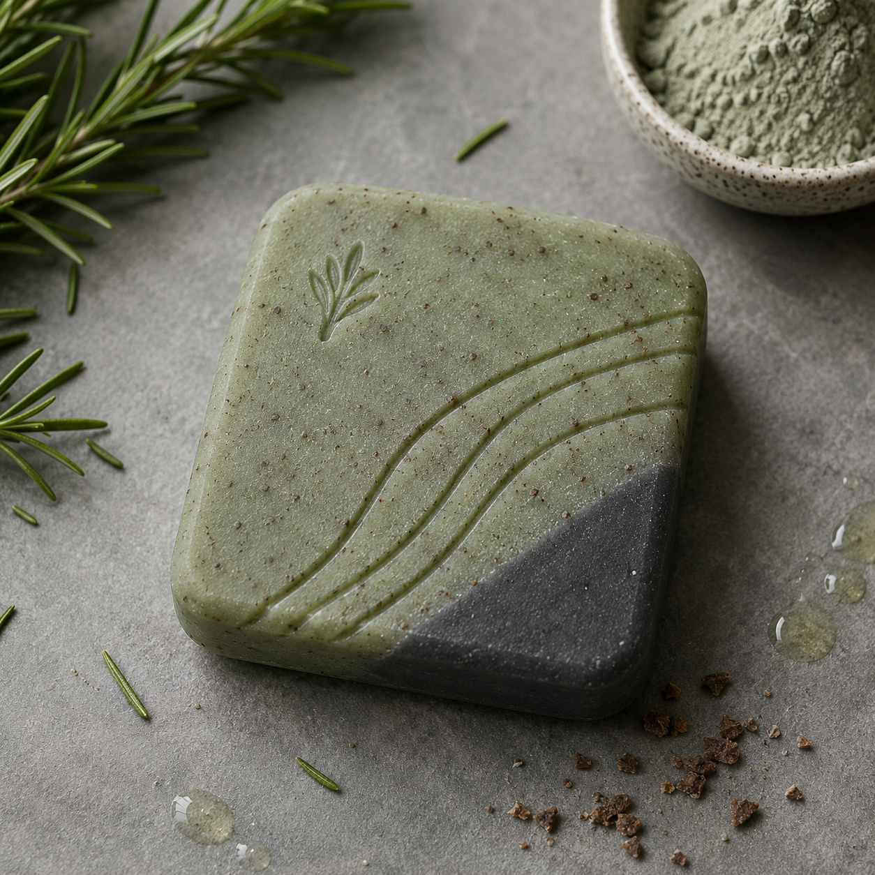 Forest Trace Rosemary Exfoliating Soap