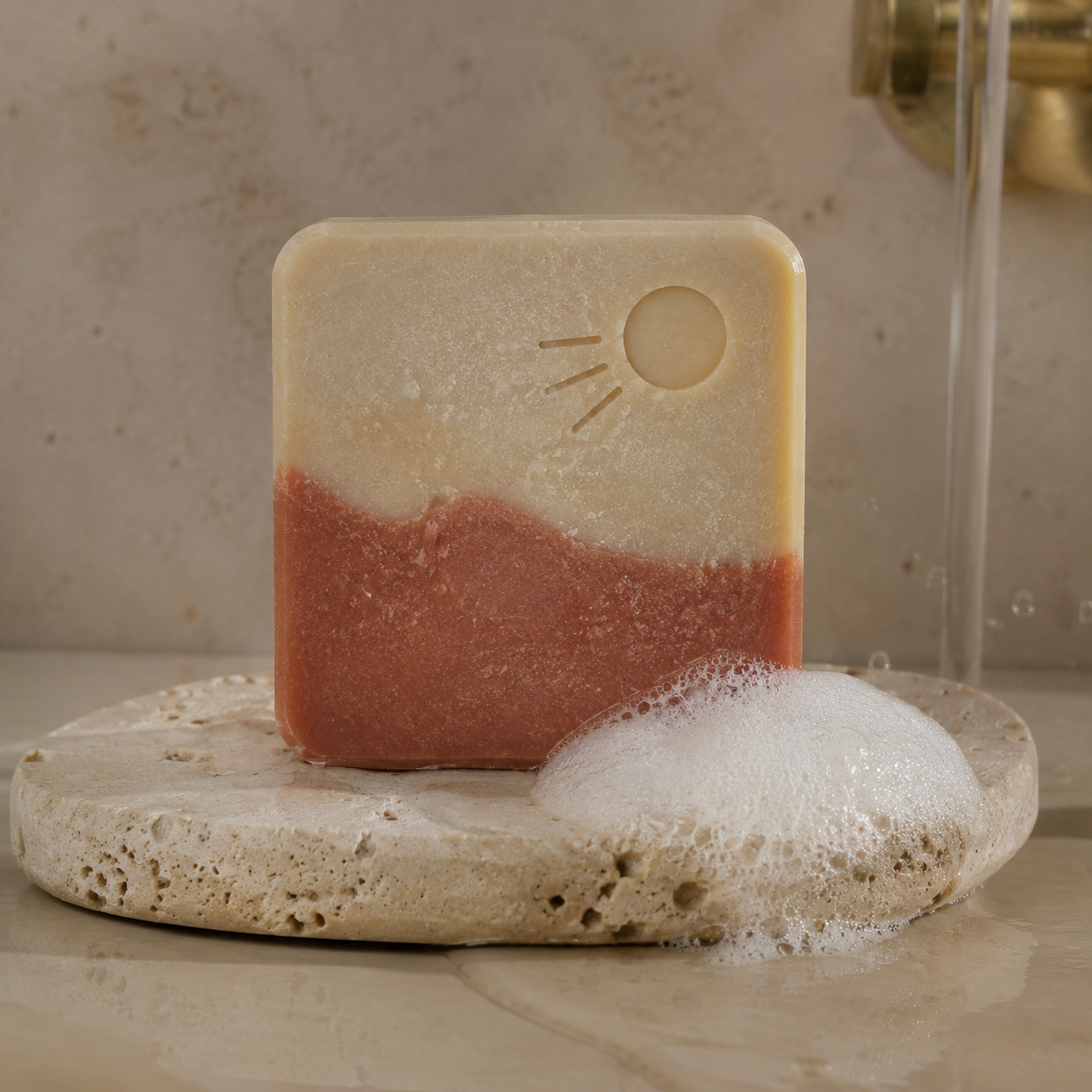 Terre Halo Carrot & Red Clay Soap