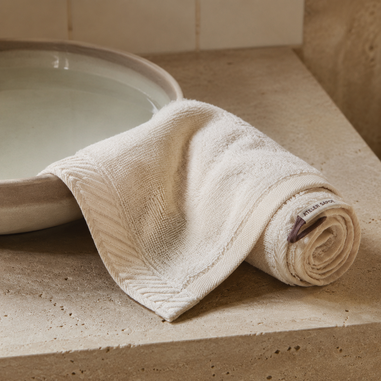 CloudEdge Organic Cotton Face Towel