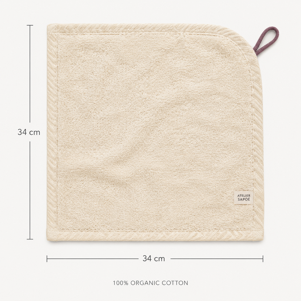 CloudEdge Organic Cotton Face Towel