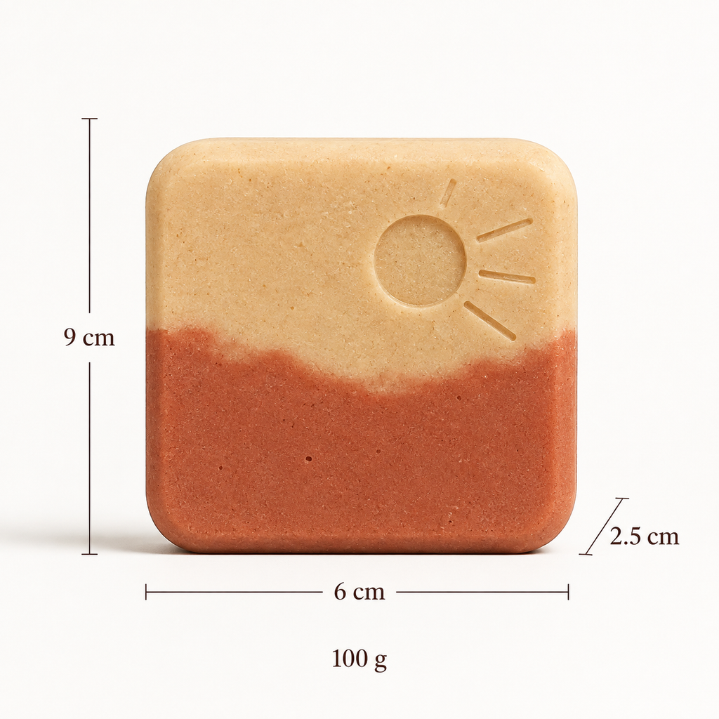Terre Halo Carrot & Red Clay Soap
