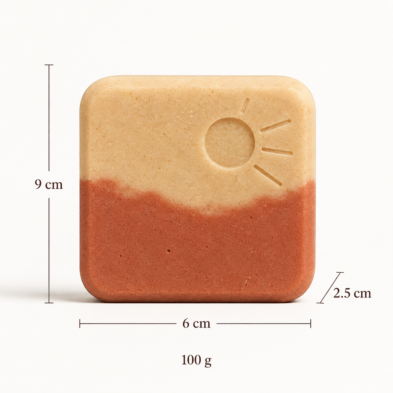 Terre Halo Carrot & Red Clay Soap