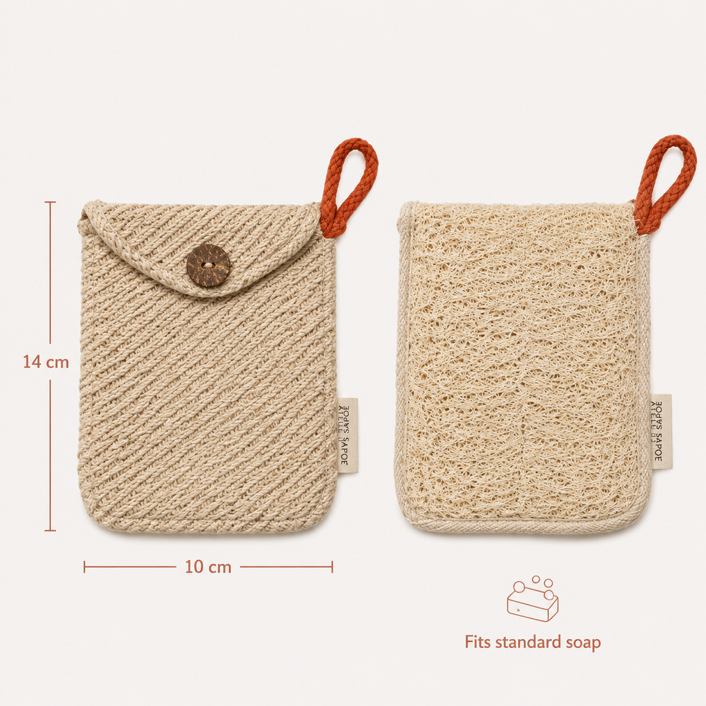 LoopLoom Dual-Sided Soap Pouch
