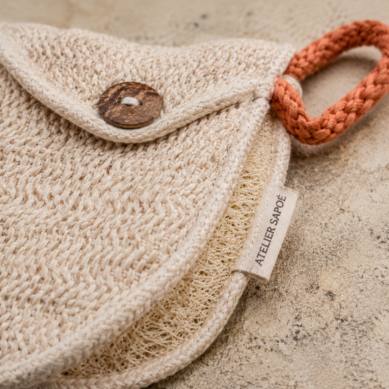 LoopLoom Dual-Sided Soap Pouch